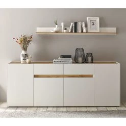 Norrwood Enfilade Olon - Blanc - Largeur : 220 cm -Meubles de salle à manger Soldes Magasin 1000261791 210423 14385000032 MOOD DETAILS P000000001000261791 mood
