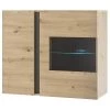 Loftscape Vitrine murale Cailla - Imitation chêne Artisan