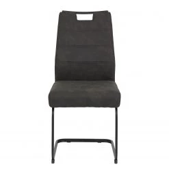 Red Living Chaise cantilever Vihti - Anthracite - Lot de 2 -Meubles de salle à manger Soldes Magasin 1000263412 210430 11440300034 DETAILS P000000001000263412