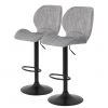 Red Living Tabourets de bar Paldiski (lot de 2) - Gris