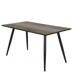 Red Living Table Taavetti - Imitation bois ancien
