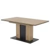 Red Living Table Ambato - Imitation vieux bois / Noir