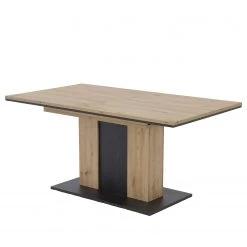 Red Living Table Ambato - Imitation vieux bois / Noir