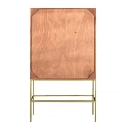 Jack & Alice Buffet haut Puyo - Acacia massif / Métal - Acacia / Doré -Meubles de salle à manger Soldes Magasin 1000264951 220118 131412000078 DETAILS P000000001000264951