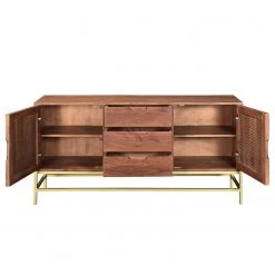 Jack & Alice Buffet Puyo - Acacia massif / Métal - Acacia / Doré 9 Jack & Alice Buffet Puyo - Acacia massif / Métal - Acacia / Doré -Meubles de salle à manger Soldes Magasin 1000264972 220118 13141200053 DETAILS P000000001000264972