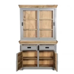 Maison Belfort Buffet haut Antton - Acacia / Manguier massif - Gris / Manguier 9 Maison Belfort Buffet haut Antton - Acacia / Manguier massif - Gris / Manguier -Meubles de salle à manger Soldes Magasin 1000265467 220104 09380600046 DETAILS P000000001000265467