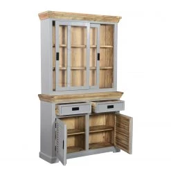 Maison Belfort Buffet haut Antton - Acacia / Manguier massif - Gris / Manguier 10 Maison Belfort Buffet haut Antton - Acacia / Manguier massif - Gris / Manguier -Meubles de salle à manger Soldes Magasin 1000265467 220104 09380600054 DETAILS P000000001000265467