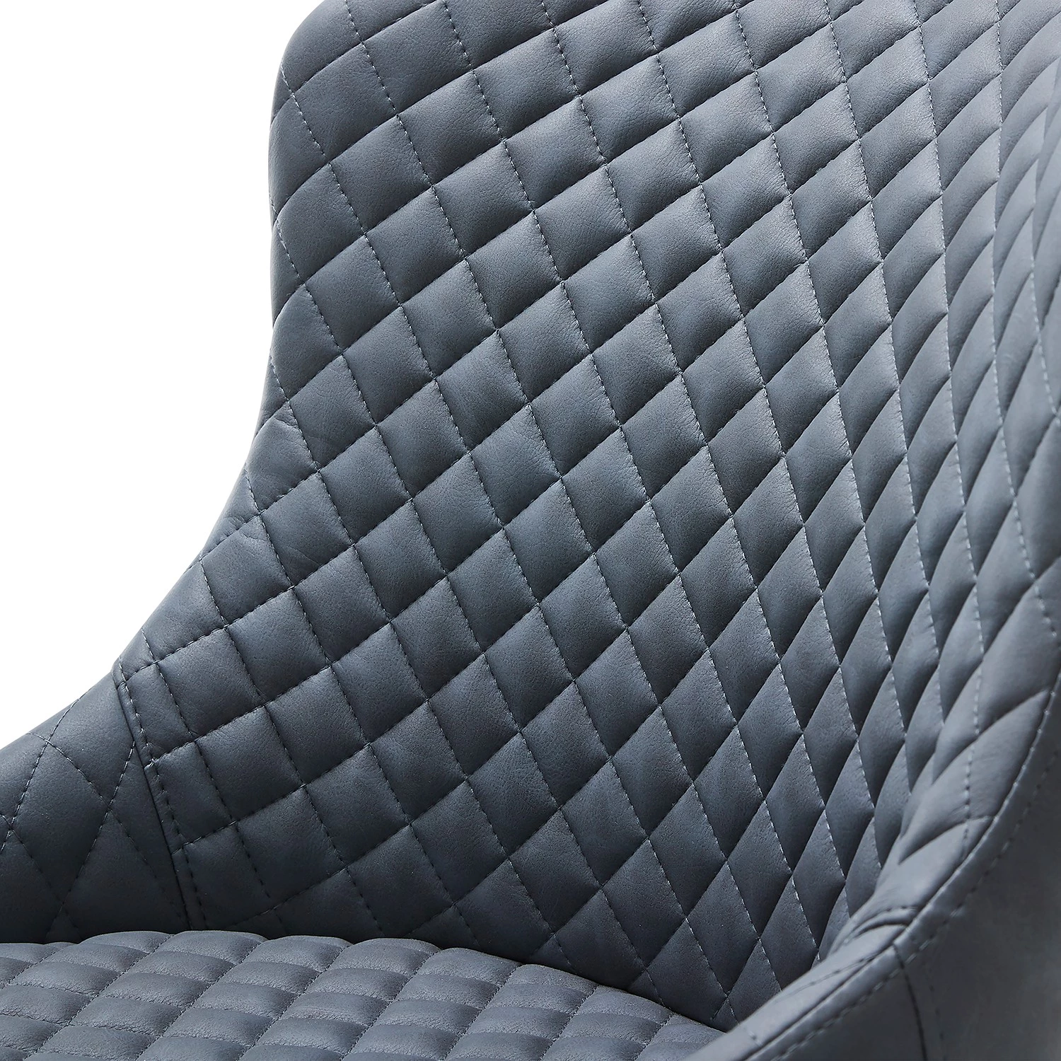 Red Living Chaises Elbi I (lot de 2) - Imitation cuir / Métal - Anthracite / Noir 7 Red Living Chaises Elbi I (lot de 2) - Imitation cuir / Métal - Anthracite / Noir – Image 7