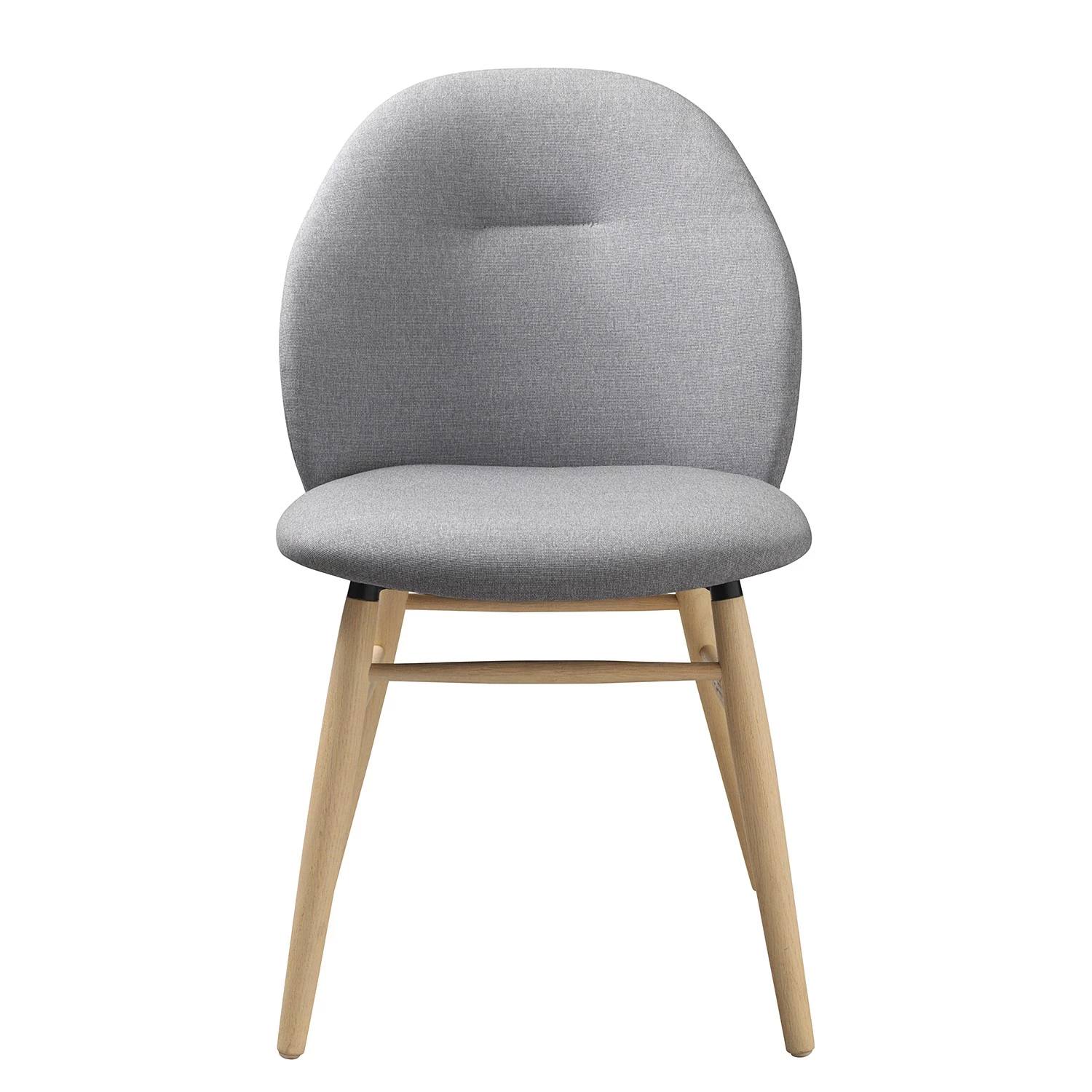 Norrwood Chaise Epalia - Tissu / Chêne massif - Gris clair / Chêne 4 Norrwood Chaise Epalia - Tissu / Chêne massif - Gris clair / Chêne – Image 4