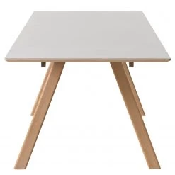Norrwood Table Berri - Partiellement en chêne massif - Gris clair / Chêne -Meubles de salle à manger Soldes Magasin 1000266977 210525 14343400265 DETAILS P000000001000266977