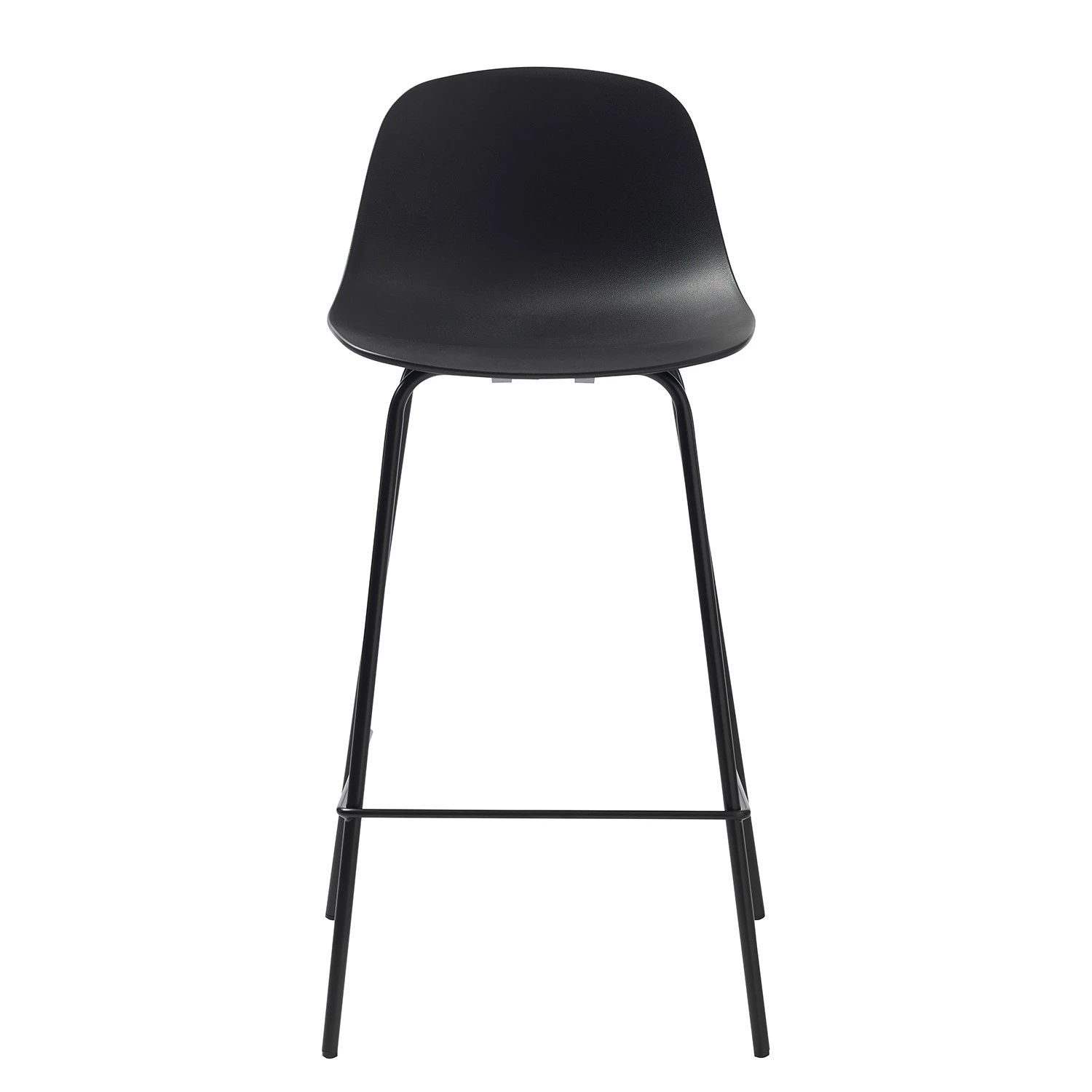 Red Living Chaises de bar Felin (lot de 2) - Noir 2 Red Living Chaises de bar Felin (lot de 2) - Noir – Image 2