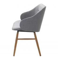 Norrwood Banquette Epalia - Tissu / Chêne massif - Gris clair / Chêne -Meubles de salle à manger Soldes Magasin 1000267002 210525 14344100411 DETAILS P000000001000267002