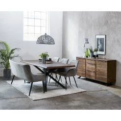 Red Living Table Berck - Chêne foncé - 160 x 90 cm 8 Red Living Table Berck - Chêne foncé - 160 x 90 cm -Meubles de salle à manger Soldes Magasin 1000267004 210525 14344200425 MOOD DETAILS P000000001000267004 mood