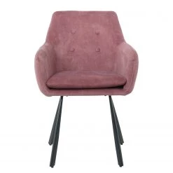 Ars manufacti Chaise à accoudoirs Yuna - Rose vieilli -Meubles de salle à manger Soldes Magasin 1000269994 220506 030 DETAILS P000000001000269994