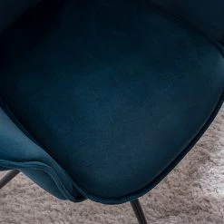 Ars manufacti Chaise à accoudoirs Yves - Bleu lagon -Meubles de salle à manger Soldes Magasin 1000269998 220615 040 DETAILS P000000001000269998