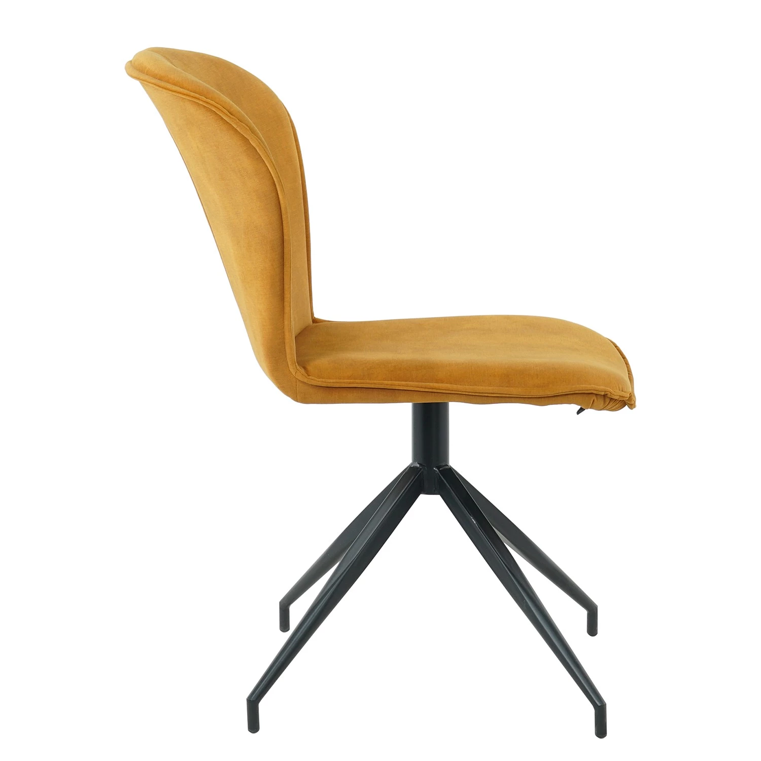 Ars manufacti Chaises capitonnées Yves (lot de 2) - Ocre 8 Ars manufacti Chaises capitonnées Yves (lot de 2) - Ocre – Image 8