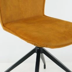 Ars manufacti Chaises capitonnées Yves (lot de 2) - Ocre 27 Ars manufacti Chaises capitonnées Yves (lot de 2) - Ocre -Meubles de salle à manger Soldes Magasin 1000270000 220506 055 DETAILS P000000001000270000