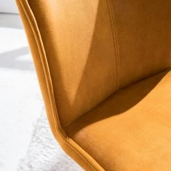 Ars manufacti Chaises capitonnées Yves (lot de 2) - Ocre 30 Ars manufacti Chaises capitonnées Yves (lot de 2) - Ocre -Meubles de salle à manger Soldes Magasin 1000270000 220615 030 DETAILS P000000001000270000