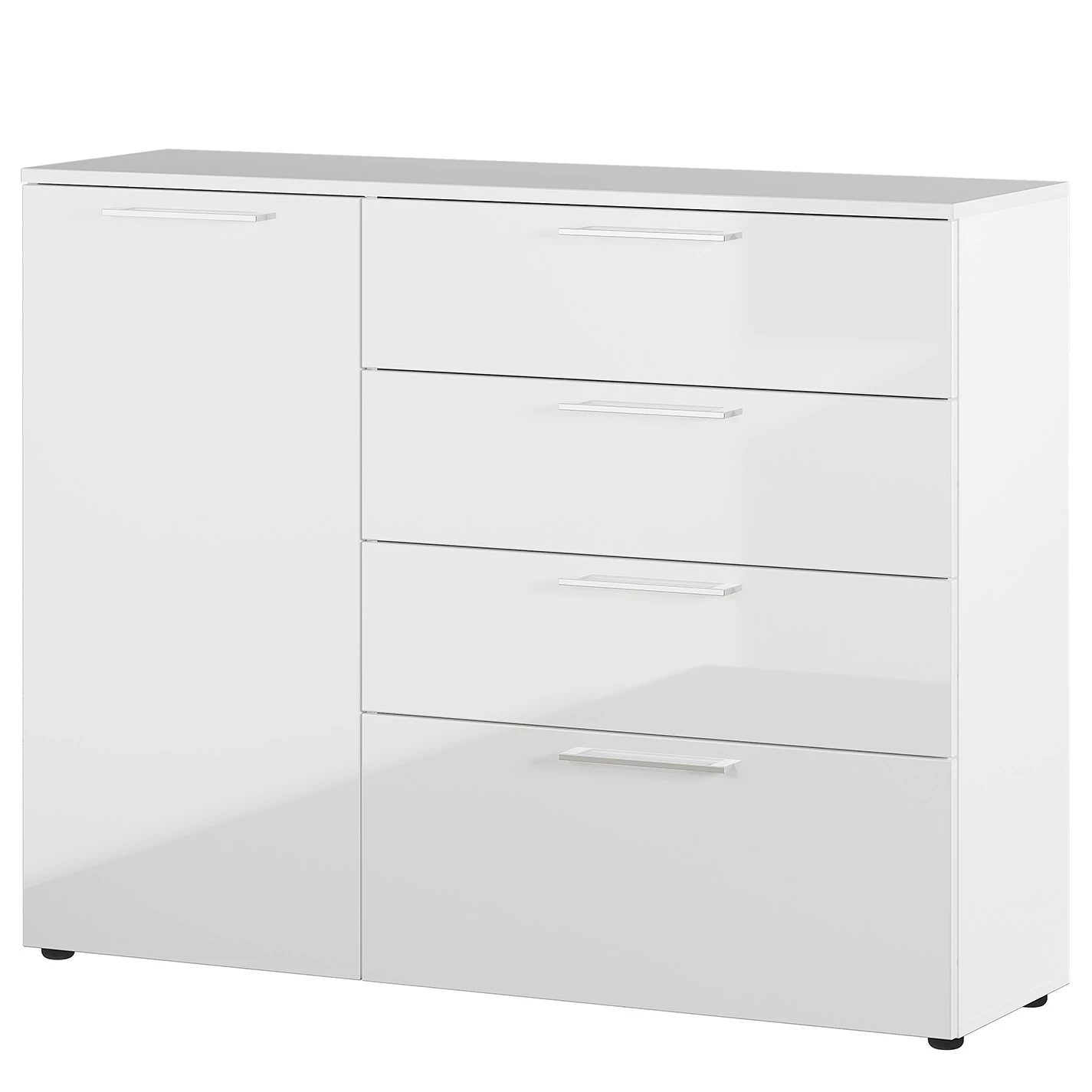 Germania Buffet Sunnyvale - Blanc brillant - Largeur : 135 cm 1 Germania Buffet Sunnyvale - Blanc brillant - Largeur : 135 cm