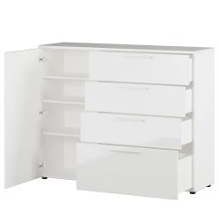 Germania Buffet Sunnyvale - Blanc brillant - Largeur : 135 cm 8 Germania Buffet Sunnyvale - Blanc brillant - Largeur : 135 cm -Meubles de salle à manger Soldes Magasin 1000270203 210526 06261100030 DETAILS P000000001000270203