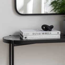 Studio Copenhagen Console Abee - Imitation marbre noir / Noir -Meubles de salle à manger Soldes Magasin 1000270353 220823 021 MOOD DETAILS P000000001000270353 mood