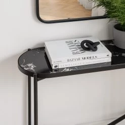 Studio Copenhagen Console Abee - Imitation marbre noir / Noir -Meubles de salle à manger Soldes Magasin 1000270353 220823 023 MOOD DETAILS P000000001000270353 mood