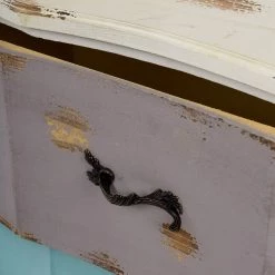 Ridgevalley Commode Rusper - Sapin massif - Blanc / Bleu / Violet -Meubles de salle à manger Soldes Magasin 1000270690 210602 06133400146 DETAILS P000000001000270690