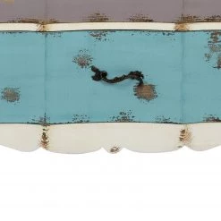 Ridgevalley Commode Rusper - Sapin massif - Blanc / Bleu / Violet -Meubles de salle à manger Soldes Magasin 1000270690 210602 06133400149 DETAILS P000000001000270690