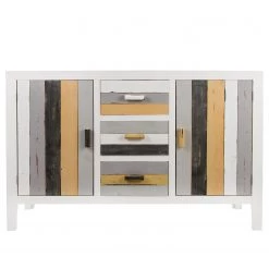 Ridgevalley Buffet Souper - Eucalyptus massif - Blanc / Multicolore 11 Ridgevalley Buffet Souper - Eucalyptus massif - Blanc / Multicolore -Meubles de salle à manger Soldes Magasin 1000270703 210602 06134100225 DETAILS P000000001000270703