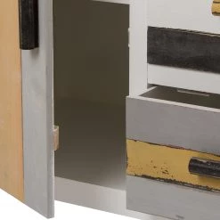 Ridgevalley Buffet Souper - Eucalyptus massif - Blanc / Multicolore 16 Ridgevalley Buffet Souper - Eucalyptus massif - Blanc / Multicolore -Meubles de salle à manger Soldes Magasin 1000270703 210602 06134100230 DETAILS P000000001000270703