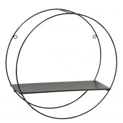 Boltze Étagère murale Franco II (lot de 3) - Métal - Noir -Meubles de salle à manger Soldes Magasin 1000270776 210709 14012000063 DETAILS P000000001000270776