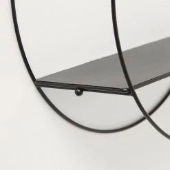 Boltze Étagère murale Franco II (lot de 3) - Métal - Noir -Meubles de salle à manger Soldes Magasin 1000270776 210709 14012000064 DETAILS P000000001000270776