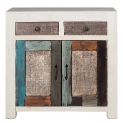 Wolf-Möbel Buffet Goa White - Partiellement en manguier massif - Manguier vintage blanc 23 Wolf-Möbel Buffet Goa White - Partiellement en manguier massif - Manguier vintage blanc -Meubles de salle à manger Soldes Magasin 1000271076 220406 033 DETAILS P000000001000271076