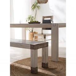 Wolf-Möbel Banc Goa White - Largeur : 160 cm -Meubles de salle à manger Soldes Magasin 1000271077 220621 030 DETAILS P000000001000271077