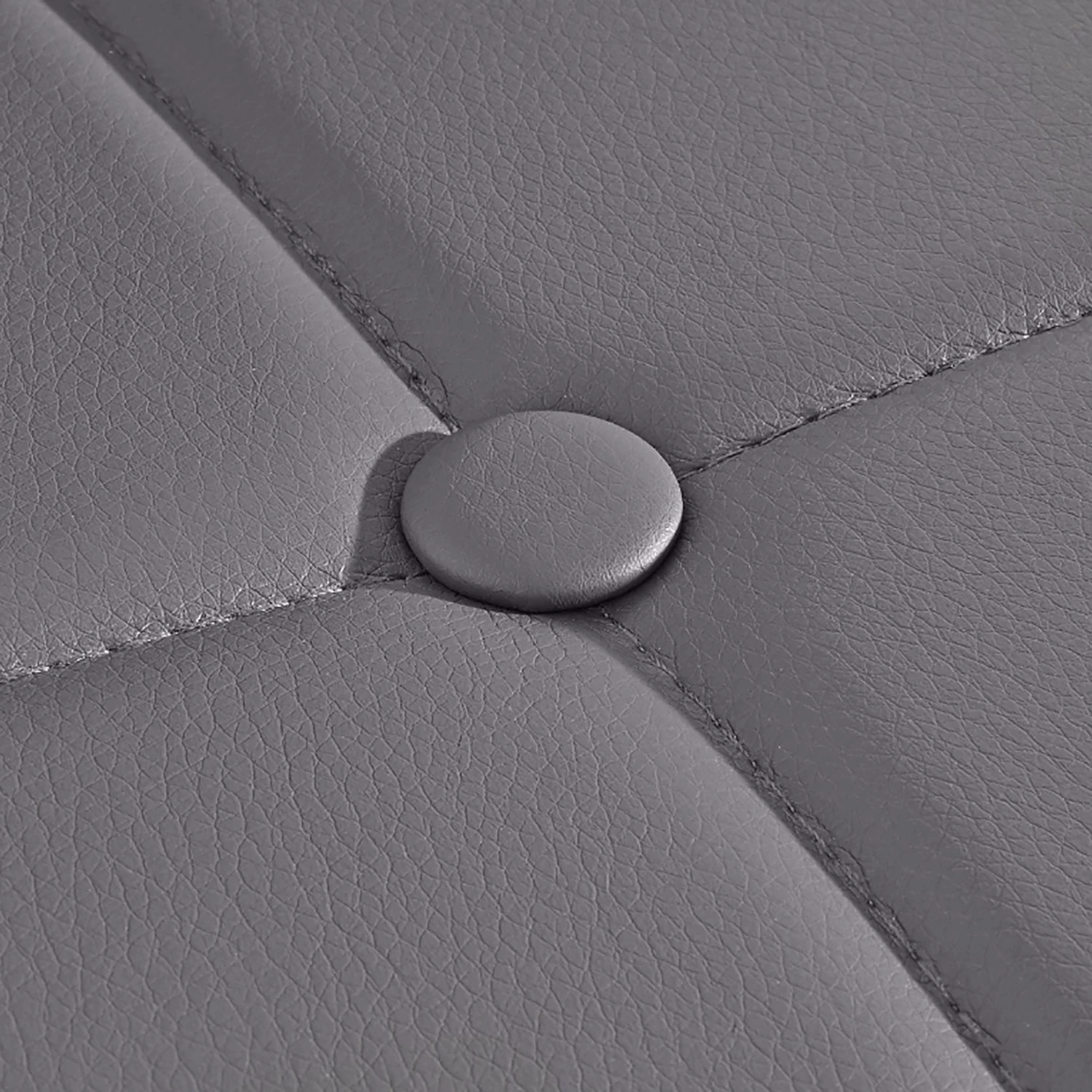 Red Living Chaises capitonnées Aline (lot de 2) - Gris 6 Red Living Chaises capitonnées Aline (lot de 2) - Gris – Image 6