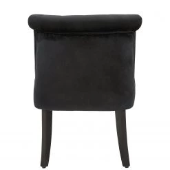 Red Living Chaise capitonnée Adriana - Noir -Meubles de salle à manger Soldes Magasin 1000271811 210602 16122400076 DETAILS P000000001000271811