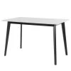 Red Living Table Brise II - Partiellement en pin massif - Blanc / Noir