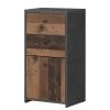Loftscape Buffet Rison I - Gris foncé / Imitation bois ancien