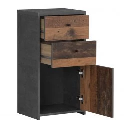 Loftscape Buffet Rison I - Gris foncé / Imitation bois ancien -Meubles de salle à manger Soldes Magasin 1000272359 210819 07024100019 DETAILS P000000001000272359