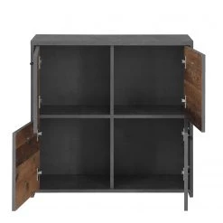 Loftscape Buffet Rison II - Gris foncé / Imitation bois ancien -Meubles de salle à manger Soldes Magasin 1000272364 210819 07024300045 DETAILS P000000001000272364