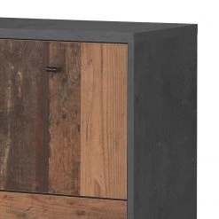Loftscape Buffet Rison II - Gris foncé / Imitation bois ancien -Meubles de salle à manger Soldes Magasin 1000272364 210819 07025000183 DETAILS P000000001000272364