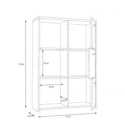 Loftscape Buffet Rison V - Gris foncé / Imitation bois ancien -Meubles de salle à manger Soldes Magasin 1000272365 210819 07024300054 SKETCH DETAILS P000000001000272365 sketch