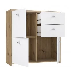 Loftscape Buffet Rison III - Imitation chêne Artisan / Blanc -Meubles de salle à manger Soldes Magasin 1000272367 210819 07024300063 DETAILS P000000001000272367