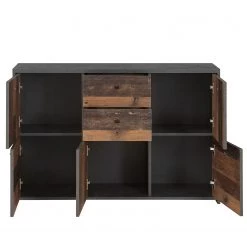 Loftscape Buffet Rison IV - Gris foncé / Imitation bois ancien -Meubles de salle à manger Soldes Magasin 1000272373 210819 07024600099 DETAILS P000000001000272373