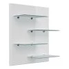 Posseik Étagère murale Elite - Blanc brillant - Largeur : 52 cm