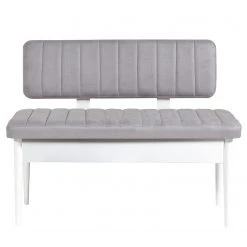 Loftscape Salle à manger Baris (5 éléments) - Extensible - Blanc / Gris -Meubles de salle à manger Soldes Magasin 1000273400 220816 033 DETAILS P000000001000273400