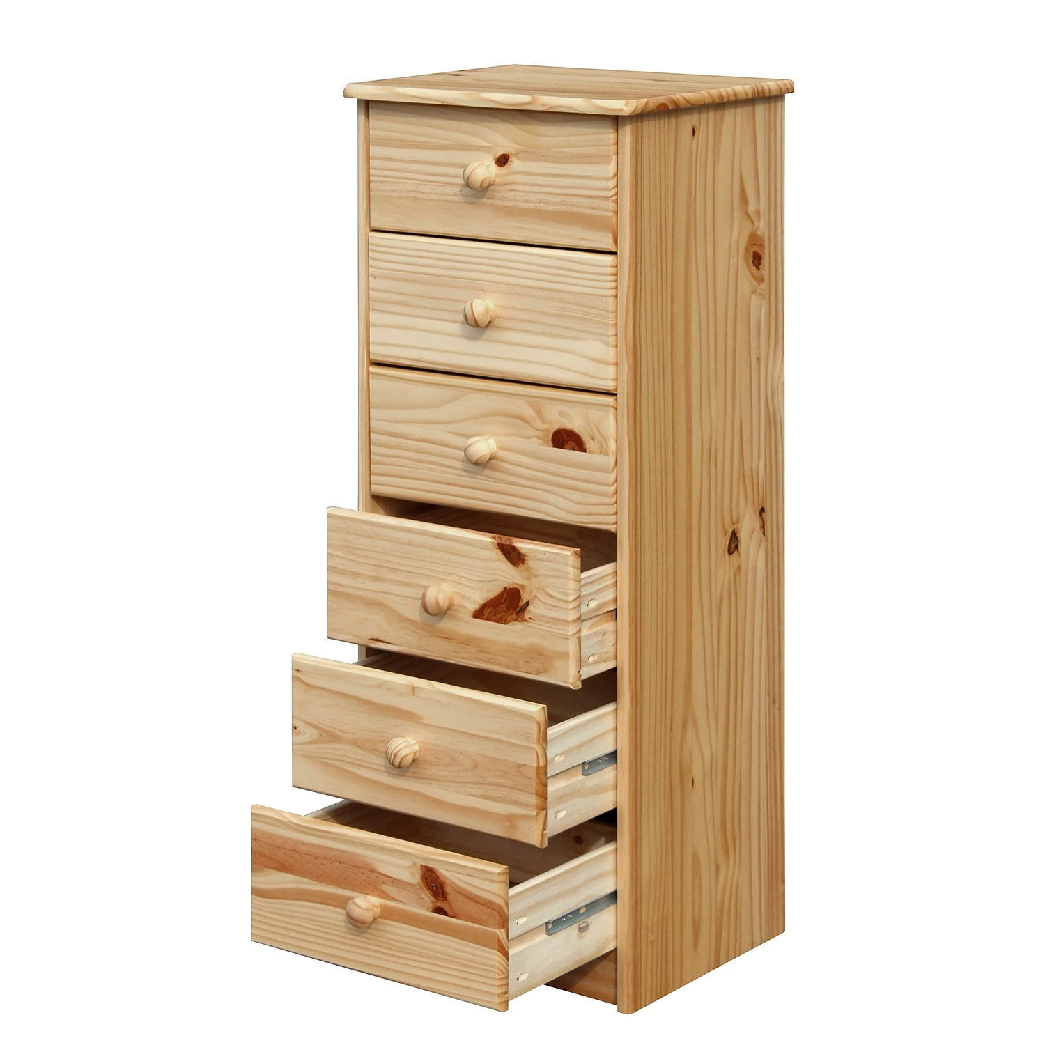 Naturoo Commode Bekasi I - Pin massif - Hauteur : 106 cm 2 Naturoo Commode Bekasi I - Pin massif - Hauteur : 106 cm – Image 2