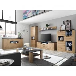 Ridgevalley Armoire Nanda I - Imitation chêne artisan / Imitation chêne noir 10 Ridgevalley Armoire Nanda I - Imitation chêne artisan / Imitation chêne noir -Meubles de salle à manger Soldes Magasin 1000273440 210610 07544700018 MOOD DETAILS P000000001000273440 mood