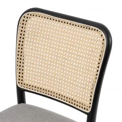 Studio Copenhagen Chaises Cutis (lot de 2) - Rotin et tissu / Hêtre massif - Gris lumineux 20 Studio Copenhagen Chaises Cutis (lot de 2) - Rotin et tissu / Hêtre massif - Gris lumineux -Meubles de salle à manger Soldes Magasin 1000273457 220420 045 DETAILS P000000001000273457