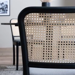 Studio Copenhagen Chaises Cutis (lot de 2) - Rotin et tissu / Hêtre massif - Gris lumineux 24 Studio Copenhagen Chaises Cutis (lot de 2) - Rotin et tissu / Hêtre massif - Gris lumineux -Meubles de salle à manger Soldes Magasin 1000273457 220819 031 DETAILS P000000001000273457